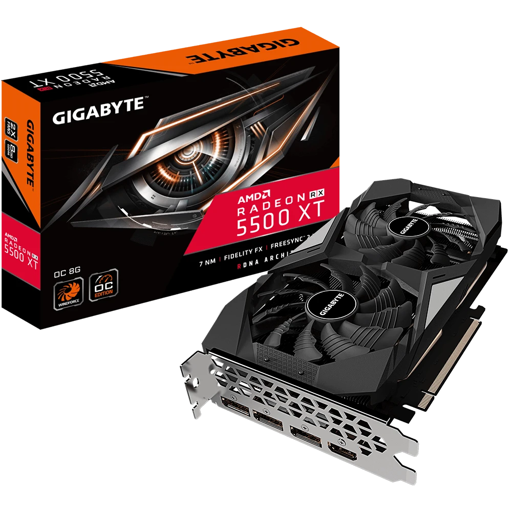 Gigabyte Radeon RX 5500 XT OC 8G  (Rev. 1.0)